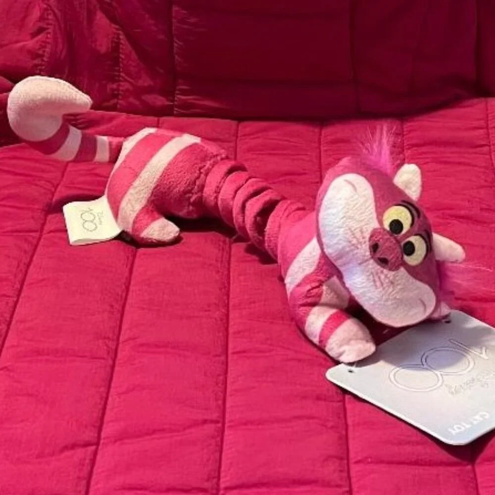 BRAND NEW ~ NWT ~ DISNEY 100 ~ ALICE IN WONDERLAND ~ CHESHIRE CAT ~ COIL CAT TOY